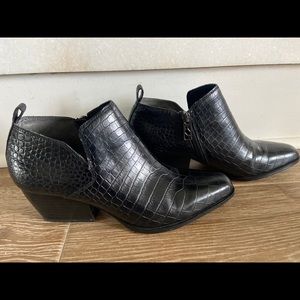 Franco Sarto Black Booties